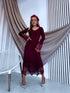 Adīta kleita "EMBER FIRE 552" - BORDO